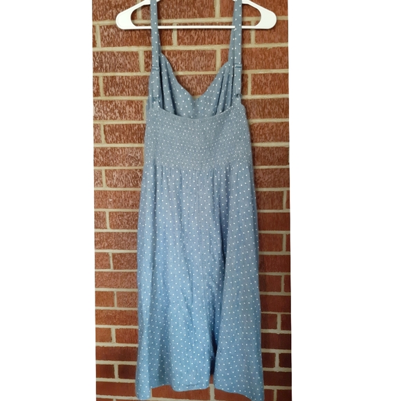 Old Navy Polka Dot Fit & Flare Flirty Dress 4X - Picture 3 of 5